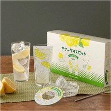 東洋佐佐木 日本製 檸檬玻璃榨汁器杯組 - 玻璃杯 榨汁器 檸檬杯 水杯, 1個