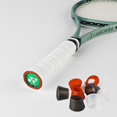 비밀공간 테니스 라켓 오픈형 슬림 파워캡 그립커버, 2개, 화이트