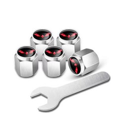 밸브캡 액세서리 장식 캡 금속 에어캡 마개 밸브 커버, 우링, 1개