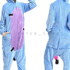 卡通動物連體睡衣毛驢如厠版法蘭絨加厚可愛女男士情侶款龍貓長袖