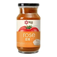 CJ 손맛 백설 로제스파게티소스 610g 분식 식당 식자재 감칠맛 풍미 맛다시