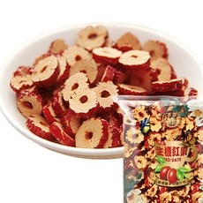 本草養生 頂級生機紅棗 - 天然無添加，口感香甜軟糯，滋補養生好選擇, 1個, 紅棗脆片,600g