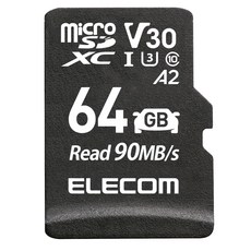 에레콤 microSDXC 카드 차량용 고내구성 UHS‑I 64GB MF‑DRMR064GU13