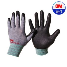 3M장갑 슈퍼그립 200 안전작업목반코팅장갑, S GRAY, 10개