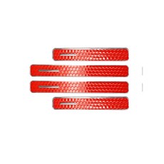 차량용 반사형 휀다 문짝 도어가드 리플렉터 가드, 1개, 레드