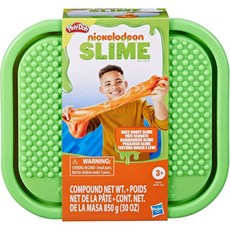 유아 완구 플레이도우 플레이도 니켈로디언 슬라임 오렌지 구이 욕조 30온스 벌크 용기 3세 이상 소녀 소년 감각적 장난감 어린이 선물, Orange, 1개