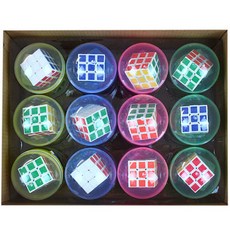 [두루모아] 캡슐 미니 큐브 색상랜덤 어린이 장난감 선물, 1개