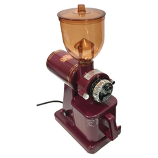 愛鴨咖啡 楊家機器 610N 鬼齒刀盤 小飛馬 半磅義式 電動磨豆機 最新防跳豆槽 手轉螺絲, 紅色, 1個, 225ml