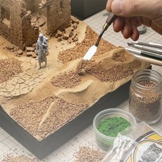 디랩 천연 코르크가루 테라리움 화분장식 DIY공예재료 대(2-3mm) 화분장식재료, 소(0.5-1mm)