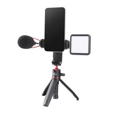 스마트폰 회전형 거치대 ST22 울란지 정품 듀얼 콜드슈 적용, 블랙, 1개