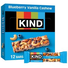 KIND 바 글루텐 프리, 12 Count, Blueberry Vanilla & Cashew