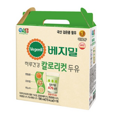 베지밀 하루건강 칼로리컷 두유, 190ml, 32개