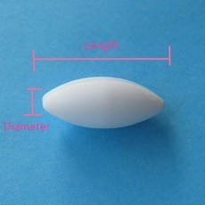 1/2/5Pcs 유형 A 자기 교반기 바 실험실 실험 길이 8mm 70mm 용 PTFE 믹서 교반 막대, 6x10mm -5Pcs