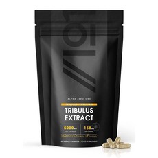 HUMAKEllc [영국] 트리불루스 테레스트리스 추출물 5000mg 고강도 95% 사포닌 함유 비유전자변경생물학적(GMO) 및 글루텐 프리, 1개, 60정