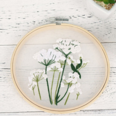 루체트리 프랑스자수 DIY 패키지 들꽃 취미공예 만들기