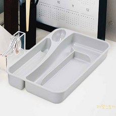 루마 펜접시 회색 책상정리트레이