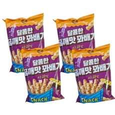 노브랜드 달콤한 꿀깨맛 꽈배기, 200g, 4개