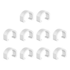 자전거 브레이크 케이블 고정 클립 알루미늄 튜빙 클램프, 1개, 실버 10pcs