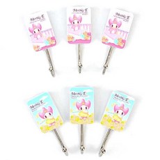 모나카러버 부착식 본드형 캐릭터 행거 국자걸이, 원형 일반 (4P)