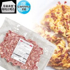 에이치에이유통 에쓰푸드 베이컨 스타일 탑핑 20mm 1kg 피자토핑 베이컨조각, S 베이컨 스타일탑핑 (20mm)(드라이), 1개