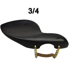 4/4 3/4 1/2 1/4 바이올린 턱받침 장착 클램프 바이올린 턱받침 골드 메탈 브래킷 나사 코르크 로즈우드/에, 29 3-4