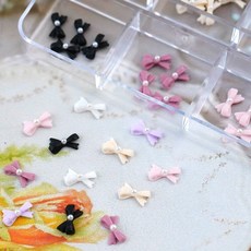 네일스토어 리본 네일파츠 6종세트-1 36개입 발레코어, 1개, 리본 6종-1  /T180