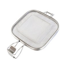 홈브런치 빵굽기 오븐사용 스텐소재 토스트그릴 식빵그릴 스틸망 구이망 샌드위치그릴, 1개, 25.5x16.5x3.5cm