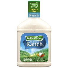 히든 밸리 랜치 오리지널 랜치 드레싱 36oz 병 (2개 Hidden Valley Ranch Original Ranch Dressing 36oz Bottle (Pack of, 1개