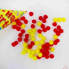 폼방울 12mm 만들기 재료 색상 혼합 장식소품, 빨강