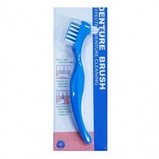 틀니전용칫솔 전용 칫솔 의치 다목적 생활건강 틀니 관리 세정컵, 1개