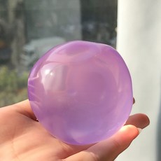 걸스코코 슬랑이모음전 말랑이 왁뿌볼 친구선물 슬라임 스트레스해소말랑이, 1개, 라이트볼말랑이(퍼플)