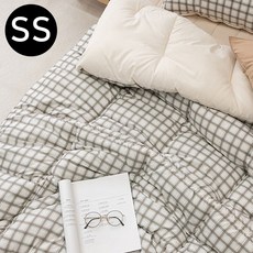 쿠키체크 차렵이불 브라운 SS 슈퍼싱글 22880ea 1(EA)