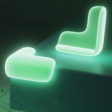 가구 모서리 충격 흡수 야간 발광 안전 보호 커버 어린이 안전 사고 예방 부착형, 상세페이지 참조, 1개