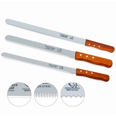 嚴選SHOP 10吋細齒麵包刀/粗齒麵包刀/平口麵包刀 木柄刀 切刀 吐司刀 蛋糕刀 不銹鋼麵包刀 鋸齒刀, 1個, 10吋細齒麵包刀*1