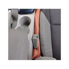차량 물건 분실방지 안전벨트 의자시트 클립 틈새 쿠션, 브라운