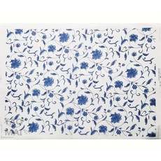 세라믹 underglaze 전송 용지 다채로운 종이 파란색과 흰색 스티커 54x37cm 고온 데칼, 29 2