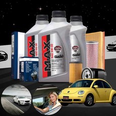 폭스바겐 비틀(98~12) 2.0 AQY 가솔린 MAX 롱라이프(2만km) 엔진오일세트 5W30