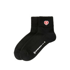 에이프바이베이프 하트 자수 양말