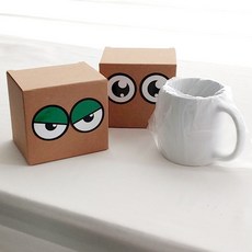 포토머그컵 제작용 일직선 머그잔 승화전사용 도자기컵 DIY 열프레스 인쇄 제작 1p무지상자 포함, 1개