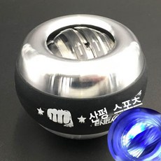 남성 손목 강화 자이로볼 집게 전완근 볼 운동 100kg GMS 기구, 메탈릭블루 라이트, 기본 모델명/품번
