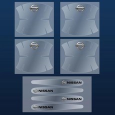 캐시카이 버사 쥬크 킥스 패트롤 마치 엑스트레일용 자동차 도어 핸들 보호 필름 볼 스티커, 1개, 4. 8Pcs