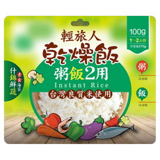 露營中毒本鋪 乾燥飯 快煮米 速泡飯 輕旅人 速泡Q飯 即時泡飯 泡飯 登山糧食 野炊登山食物 多種口味, 1包