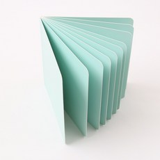 스크랩북 파스텔 5P 10P 일반형 미니 만들기 종이 그리기 성장앨범 사진첩 포토북 물감 꾸미기, 아쿠아블루