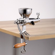 304不銹鋼手動小麥草榨汁機 手搖水果蔬菜麥苗生薑石榴榨汁機, 1個, 台夾式