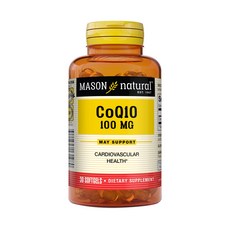 MASON natural 輔酶Q10軟膠囊 100mg, 30顆, 1罐