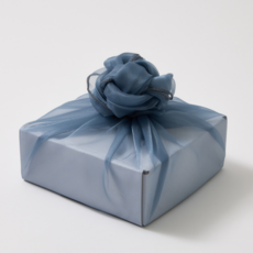 미담 크리스탈 보자기 선물 포장용 130x130cm, 10개, 블루