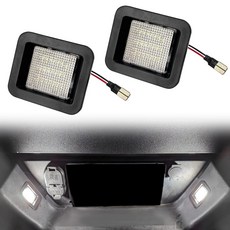 ZOKYUYS LED 번호판 조명 태그 조명 2개 2015-2020 F0rd F150 2017-2020 F150 랩터와 호환 투명 렌즈 6000K 화이트 415743, ZOKYUYS LED 번호판 조명 태그 조명 2개, 2