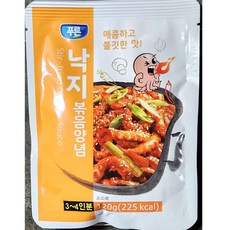 매콤한 낙지볶음양념 매운 오징어볶음소스 120g 2개