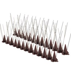 비둘기퇴치 버드스파이크33cm 5PCS세트, 5개, 다크브라운