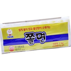 천일식품 쫄면 2kg 쫄면전문, 1개